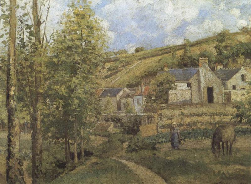 Camille Pissarro The Hermitage at Pontoise France oil painting art